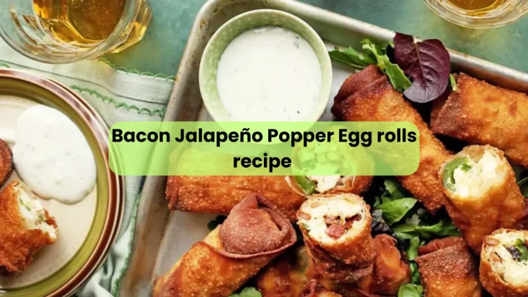 Bacon Jalapeño Popper Egg rolls recipe