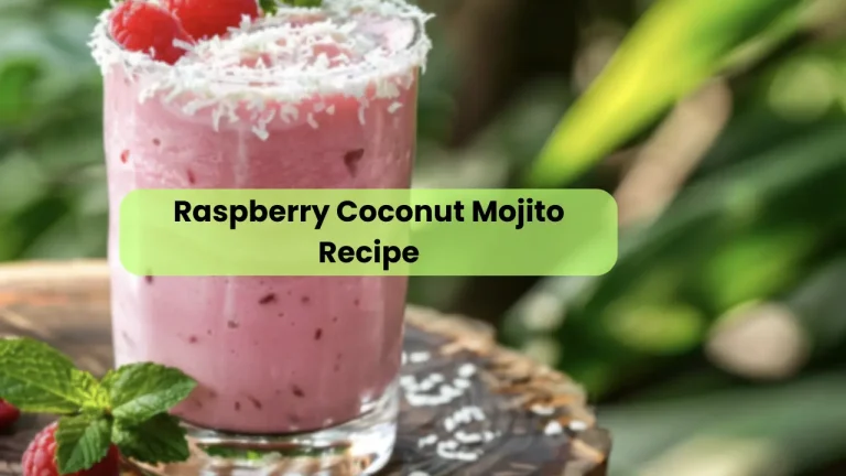 Raspberry Coconut Mojito Recipe