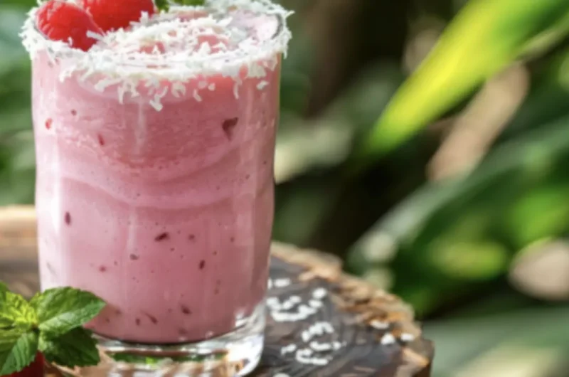 Raspberry Coconut Mojito Recipe