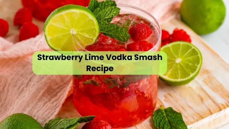 Strawberry Lime Vodka Smash Recipe