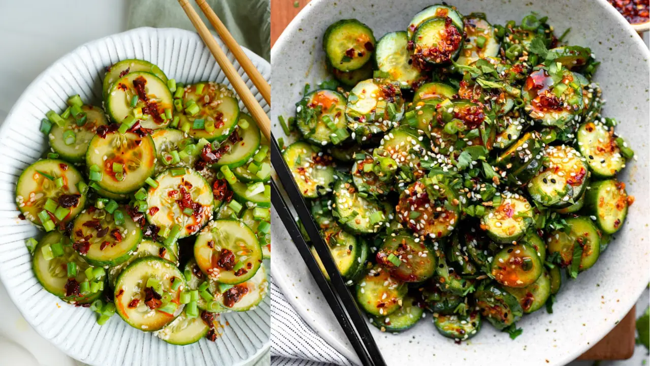 Tik Tok Cucumber Salad recipe